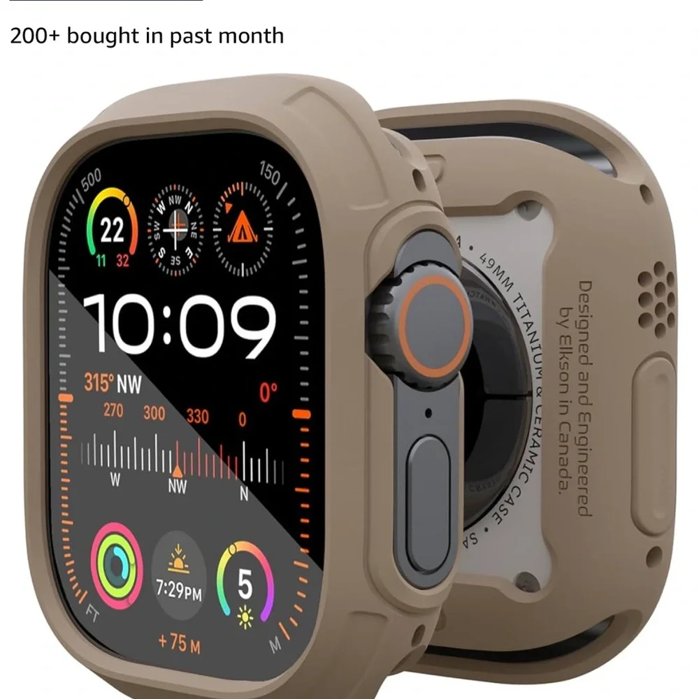NWT elkson bumper Apple Watch case. Band not included. 49mm
